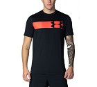 TSHIRT UNDER ARMOUR RAID SS GRAPHIC 1345305  NERO