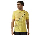 TSHIRT REEBOK CROSSFIT BR4692 RC BURNOUT  GIALLO