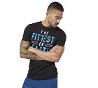 TSHIRT REEBOK CROSSFIT DN2392 FITTEST ON EARTH  NERO