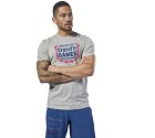 TSHIRT REEBOK CROSSFIT DN2393 GAMES CREST  GRIGIO