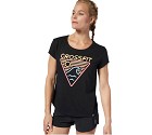 TSHIRT REEBOK CROSSFIT DP6219 W NEON RETRO EASY  NERO