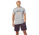 TSHIRT REEBOK CROSSFIT DT2819 NEON RETRO  GRIGIO