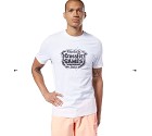 TSHIRT REEBOK CROSSFIT EC1467 DISTRESSED CREST  BIANCO