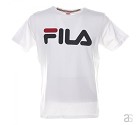 TSHIRT FILA 392022 LOGO COTONE  BIANCO