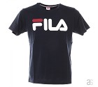 TSHIRT FILA 392022 LOGO COTONE  BLU