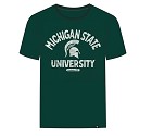 TSHIRT 47 BRAND IMPRINT ECHO MICHIGAN S. SPARTANS  VERDE SCURO