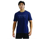 TSHIRT TYR BIG LOGO TRIBLEND USSTMC3A  BLU