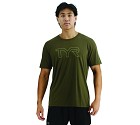 TSHIRT TYR BIG LOGO TRIBLEND USSTMC3A  VERDE