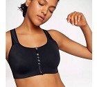 TOP SPORTIVO NIKE 858429 W ZIP BRA  NERO