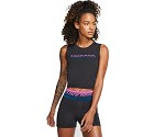 TOP SPORTIVO NIKE CJ3697-010 CROPPED TANK  NERO