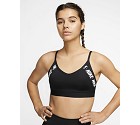 TOP SPORTIVO NIKE INDY LOGO CJ0559 010  NERO