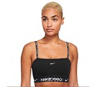 TOP SPORTIVO NIKE PRO INDY BANDEAU DX0655 010  NERO