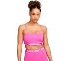 TOP SPORTIVO NIKE PRO INDY BANDEAU DX0655 623  ROSA