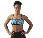 TOP SPORTIVO REEBOK CROSSFIT CD3896 W STRAPPY  AZZURRO