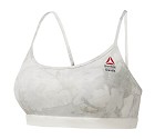 TOP SPORTIVO REEBOK CROSSFIT DM4007 WOM SKINNY STONE   BIANCO