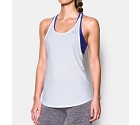 CANOTTA UNDER ARMOUR 1290807 W HG 2 IN 1 TANK  BIANCO