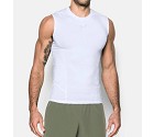 CANOTTA UNDER ARMOUR 1289565 HG SUPERVENT TANK  BIANCO