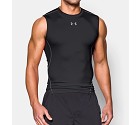 CANOTTA UNDER ARMOUR 1257469 HG COMPRESSION  NERO