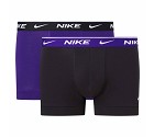 INTIMO NIKE EVERYDAY COTTON KE1085 1ME 2 PACK  NERO VIOLA