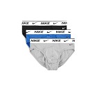 INTIMO NIKE SLIP 3 PACK KE1006 F86  NERO GRIGIO AZZURRO