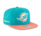 CAPPELLO NEW ERA NFL 9FIFTY SIDELINE 16  MIAMI DOLPHINS