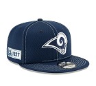 CAPPELLO NEW ERA 9FIFTY 2019 SIDELINE ROAD  LOS ANGELES RAMS