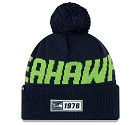 CAPPELLO NEW ERA SIDELINE 2019 ROAD KNIT  SEATTLE SEAHAWKS