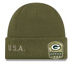 CAPPELLO NEW ERA SALUTE TO SERVICE KNIT 2019  GREEN BAY PACKERS