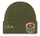 CAPPELLO NEW ERA SALUTE TO SERVICE KNIT 2019  SAN FRANCISCO 49ERS