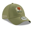 CAPPELLO NEW ERA 39THIRTY SALUTE TO SERVICE 2019  CHICAGO BEARS