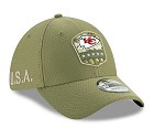 CAPPELLO NEW ERA 39THIRTY SALUTE TO SERVICE 2019  KANSAS CITY CHIEFS