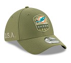 CAPPELLO NEW ERA 39THIRTY SALUTE TO SERVICE 2019  MIAMI DOLPHINS