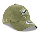 CAPPELLO NEW ERA 39THIRTY SALUTE TO SERVICE 2019  PHILADELPHIA EAGLES