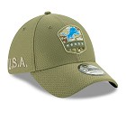 CAPPELLO NEW ERA 39THIRTY SALUTE TO SERVICE 2019  DETROIT LIONS
