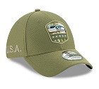 CAPPELLO NEW ERA 39THIRTY SALUTE TO SERVICE 2019  SEATTLE SEAHAWKS