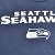 FELPA NEW ERA NFL TEAM SCRIPT CREWNECK  SEATTLE SEAHAWKS