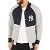 FELPA MAJESTIC 3774 LETTERMAN JACKET NEW YORK YANKEES