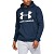 FELPA UNDER ARMOUR RIVAL FLEECE LOGO 1345628  BLU NAVY