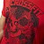 TSHIRT REEBOK CROSSFIT BR5534 MIKE GIANT SKULL  ROSSO