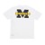 TSHIRT 47 BRAND BACKER ECHO MICHIGAN WOLVERINES  BIANCO